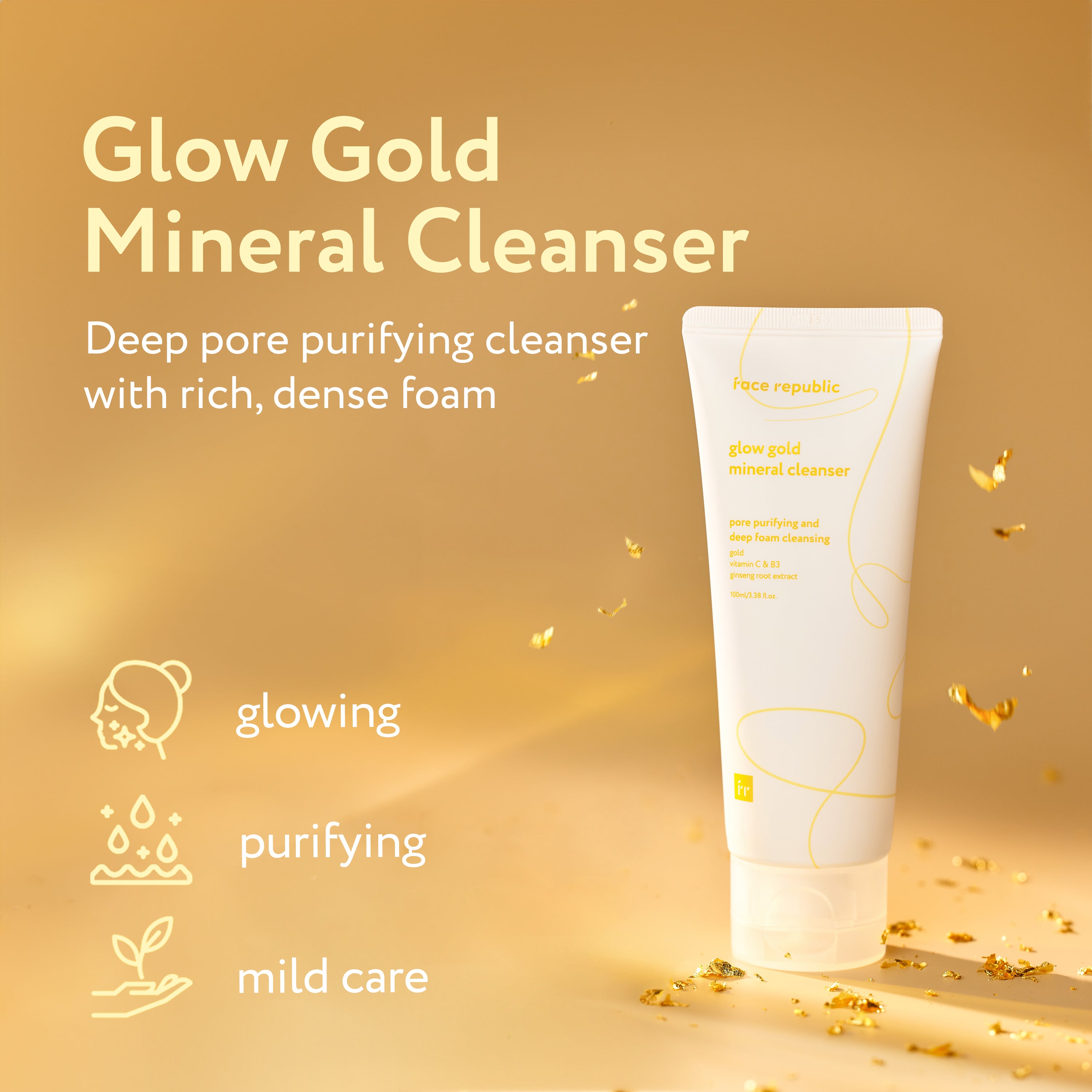 Glow Gold Mineral Cleanser