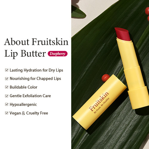 Vegan Fresh Fruit Lip Butter 02.Deepberry