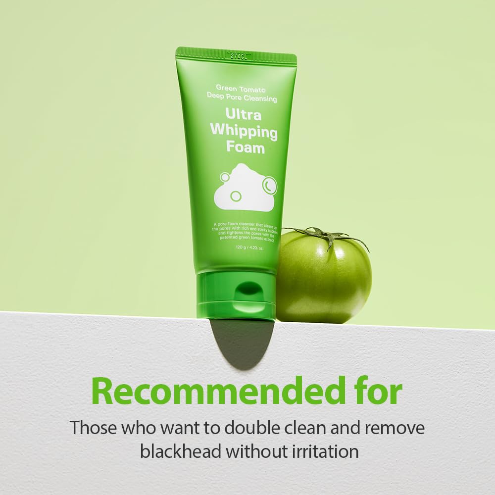 Green Tomato Deep Pore Cleansing Ultra Whipping Foam