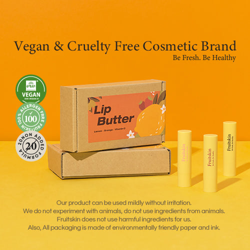 Vegan Fresh Fruit Lip Butter 01.Roseberry