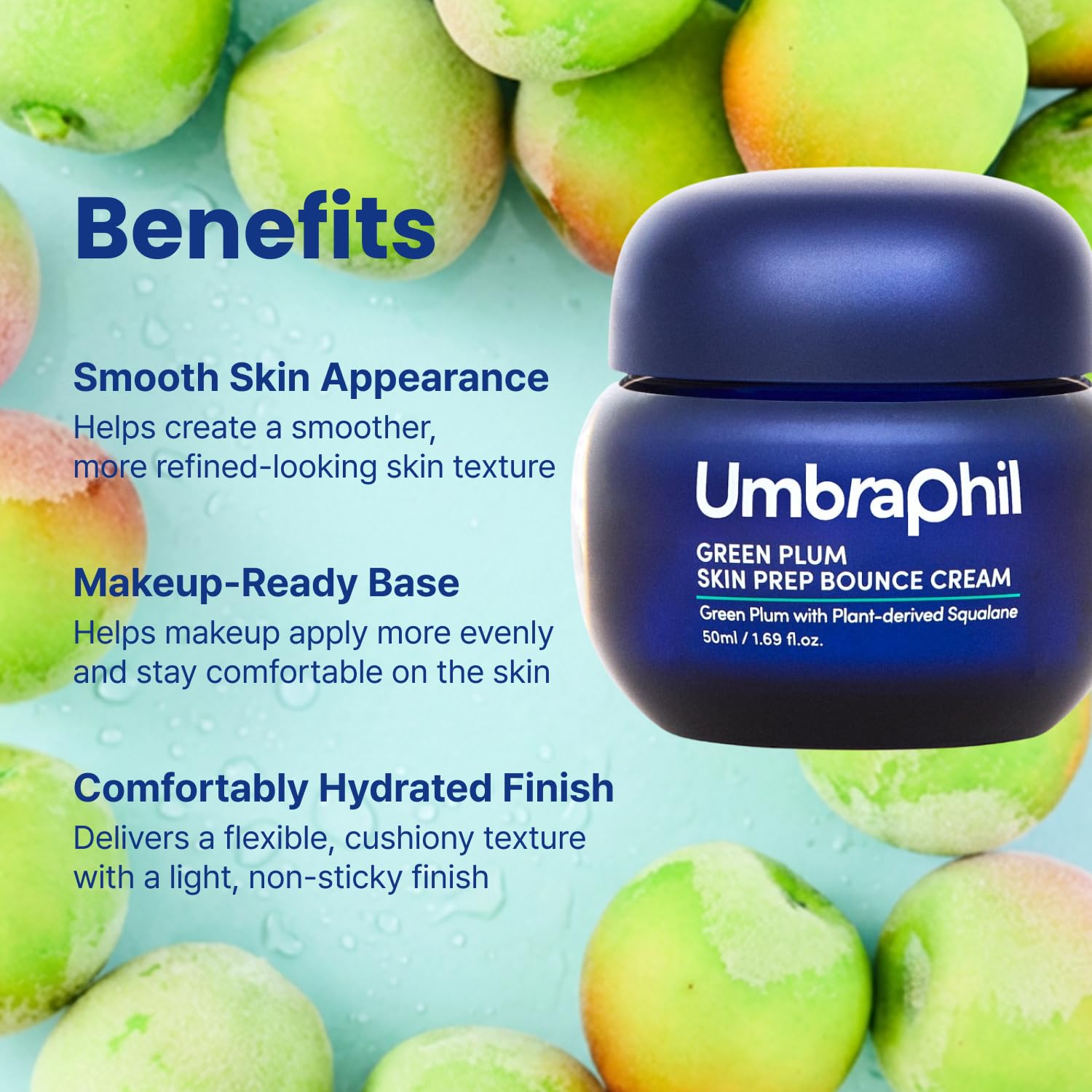 Green Plum Skin Prep Bounce Cream