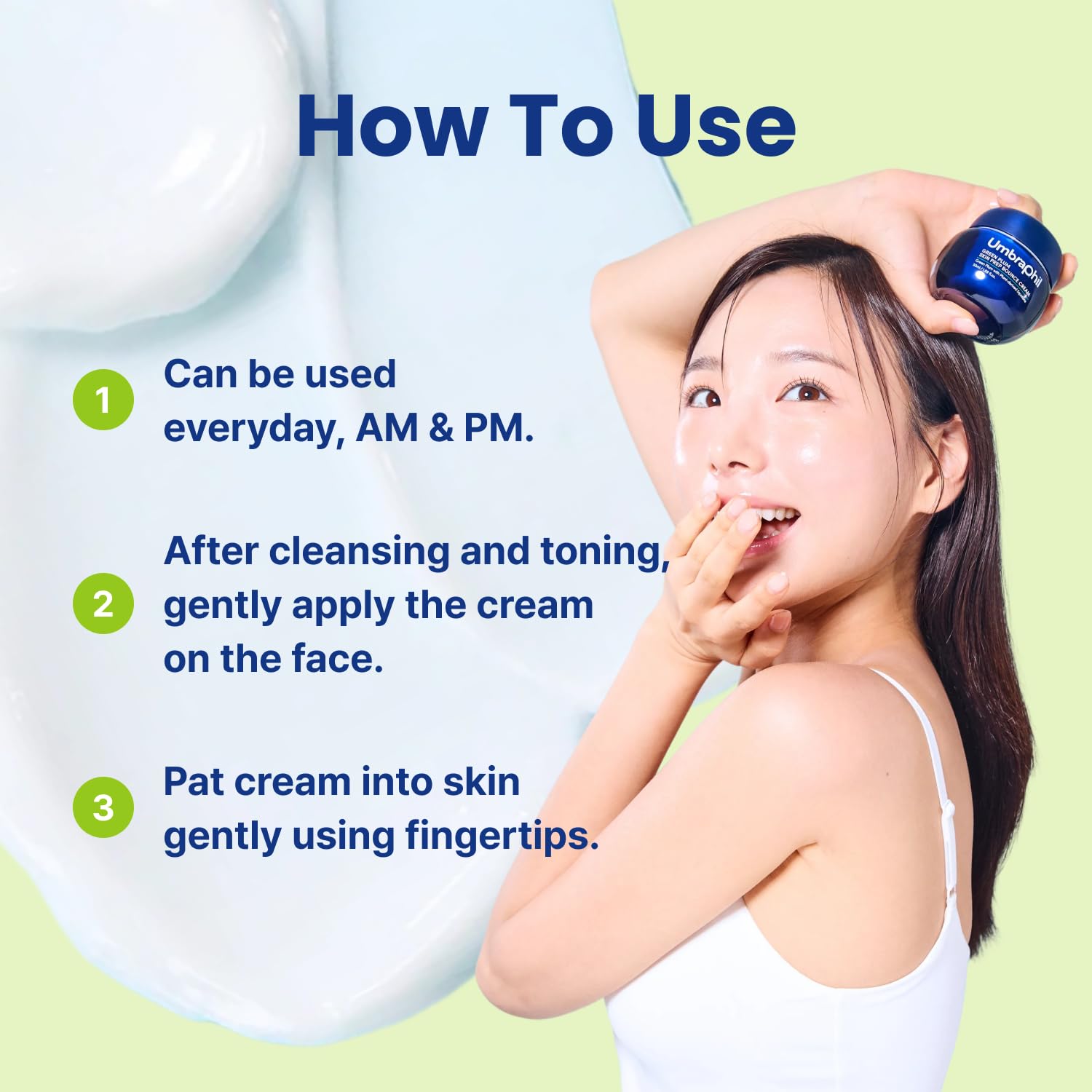 Green Plum Skin Prep Bounce Cream