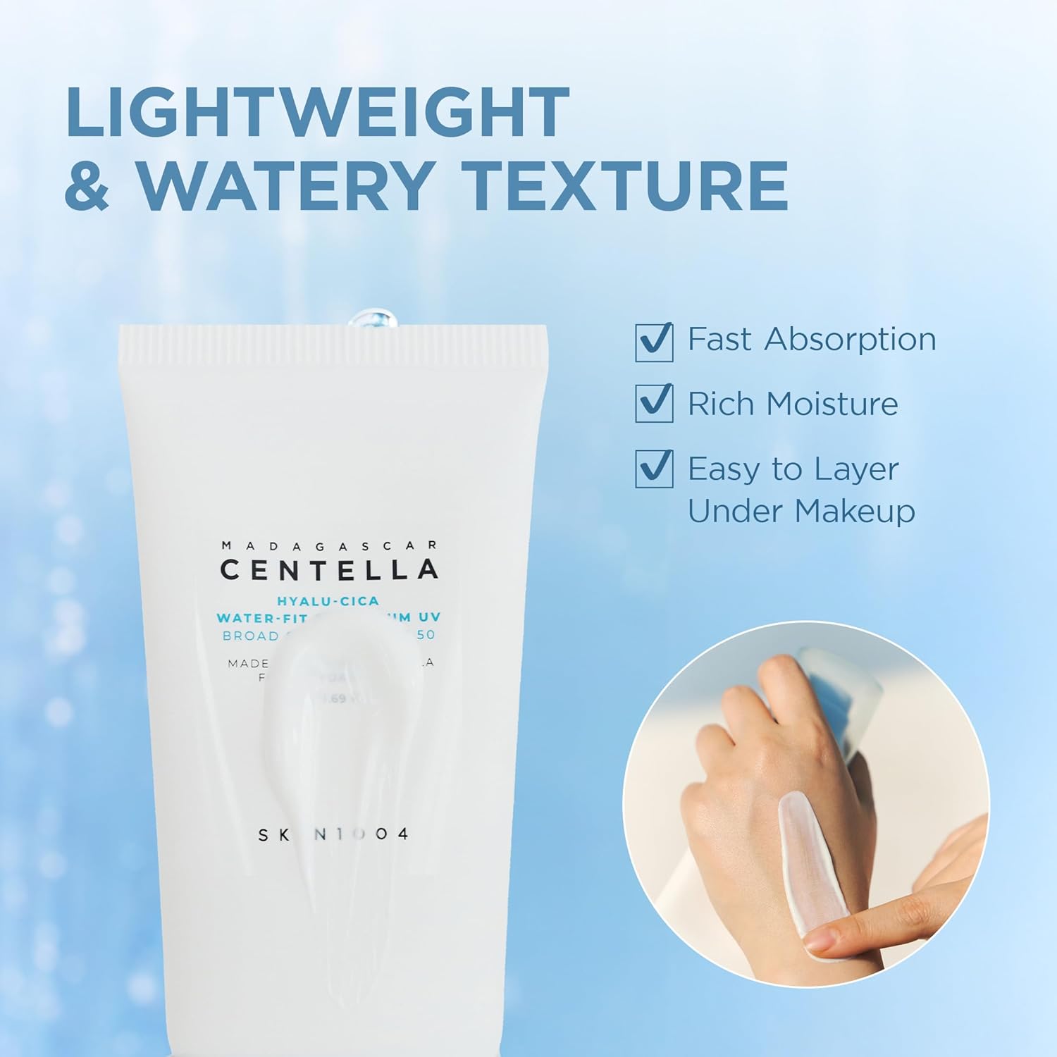 Madagascar Centella Hyalu-Cica Water-Fit Sun Serum UV