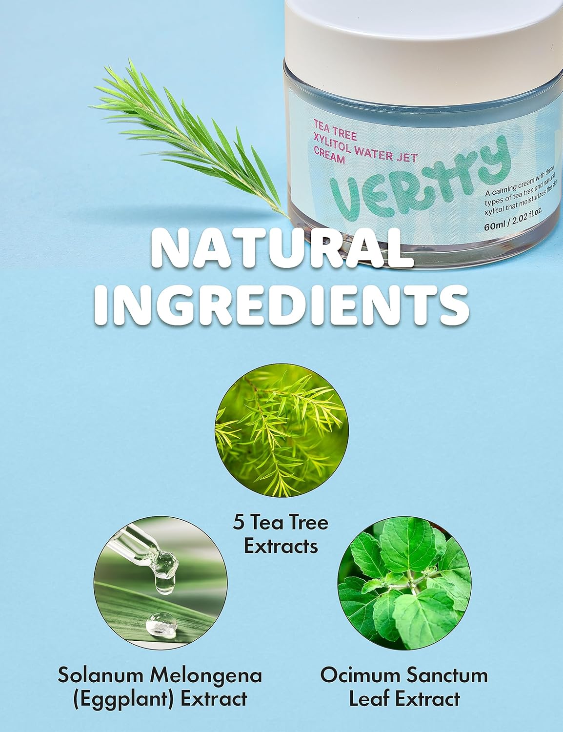 Tea Tree Xylitol Water Jet Cream