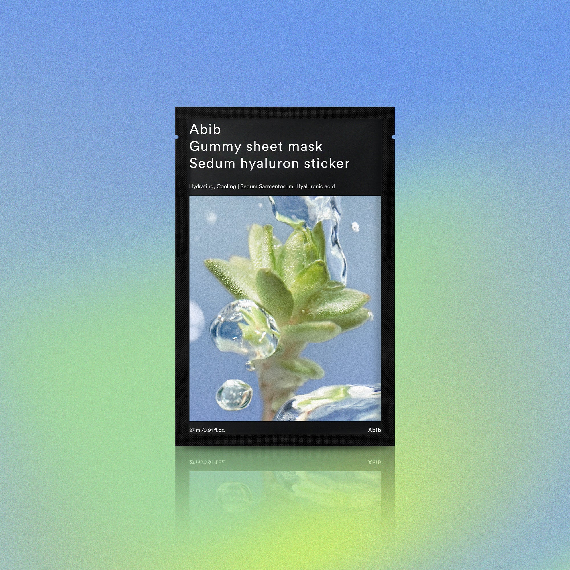 Gummy sheet mask sedum hyaluron sticker