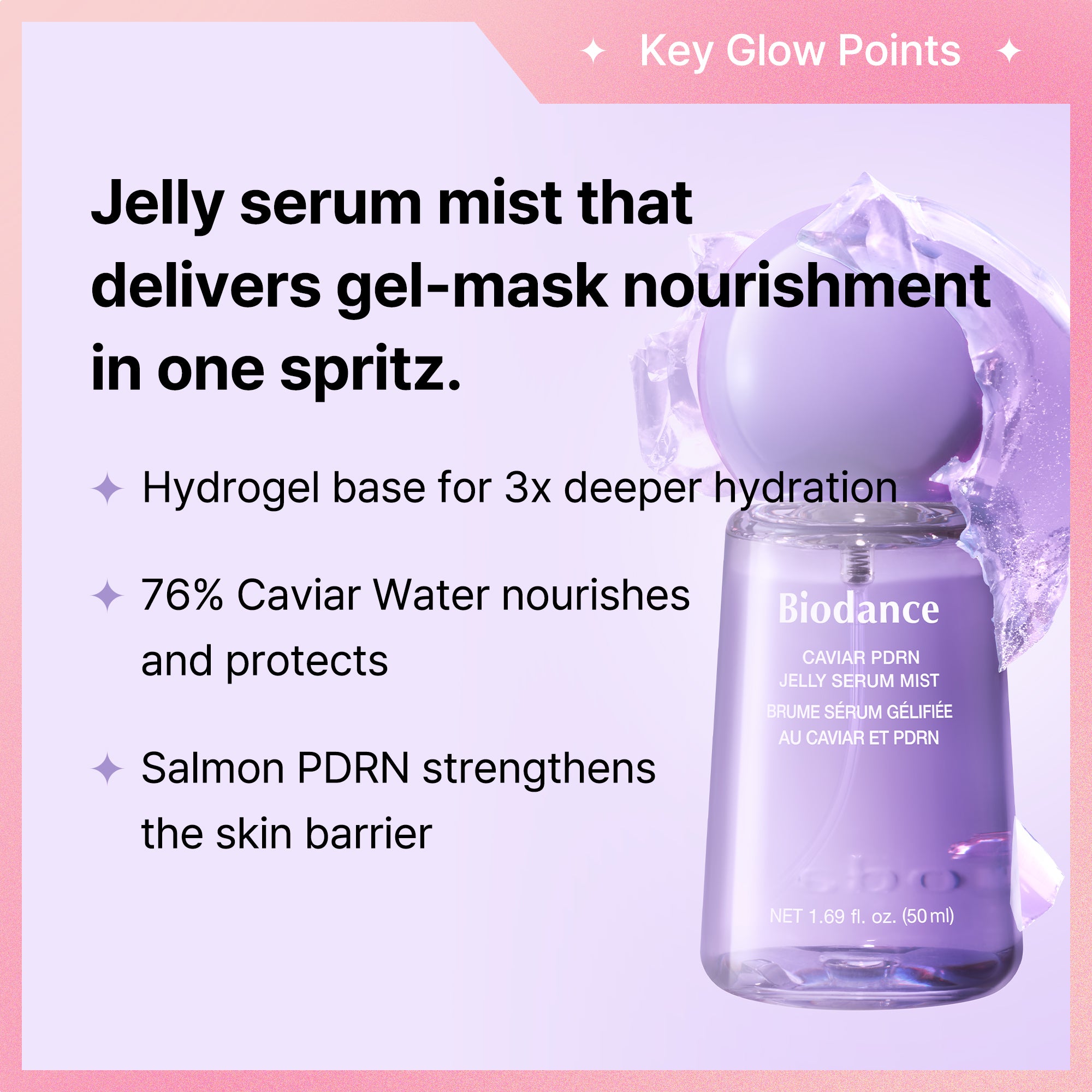 Caviar PDRN Jelly Serum Mist