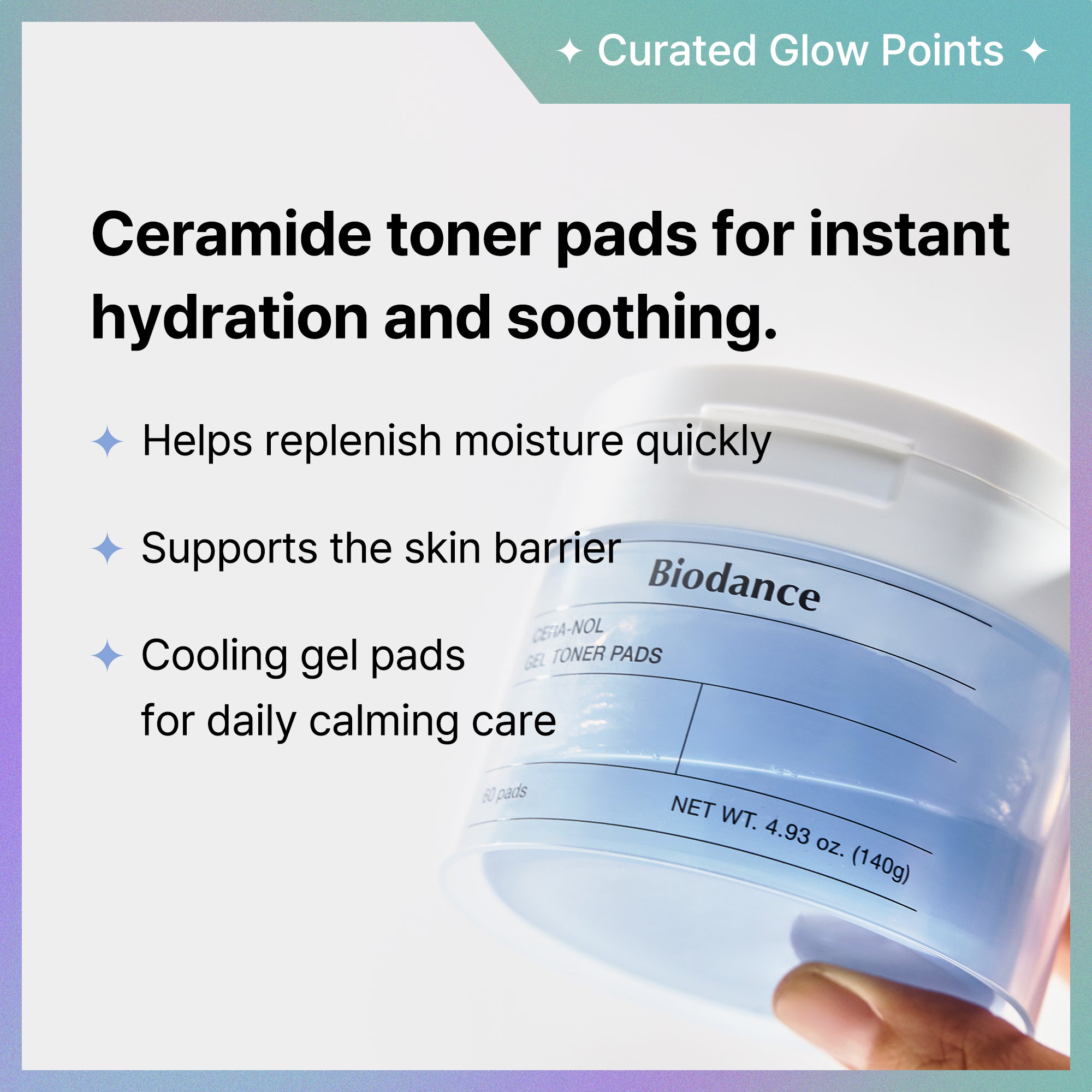 Cera-nol Gel Toner Pads (60Pads)