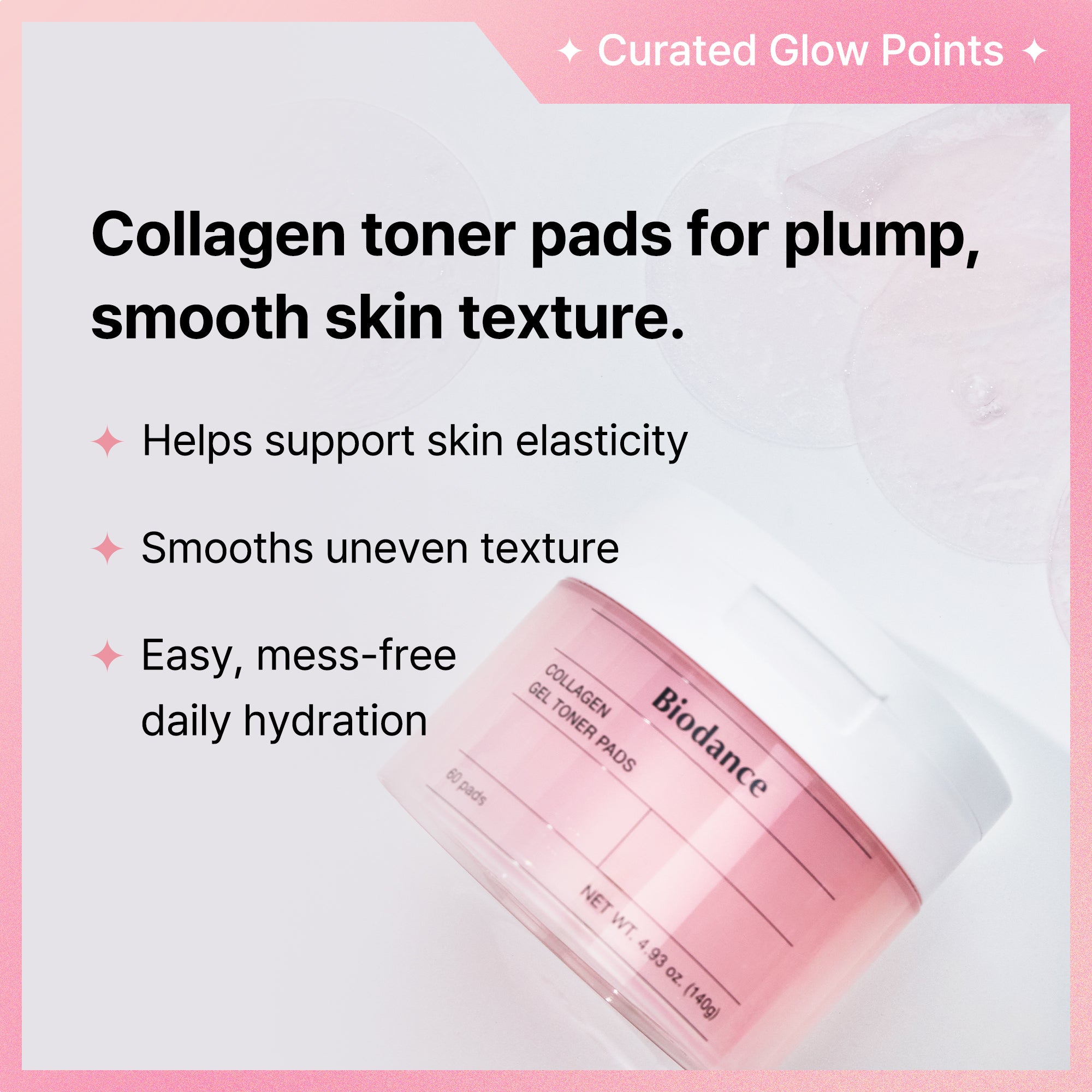 Collagen Gel Toner Pads (60Pads)