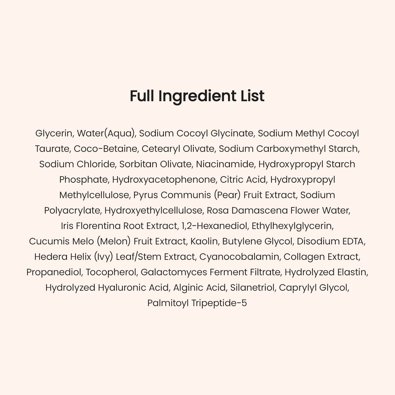 Collagen Mask To Foam Cleanser