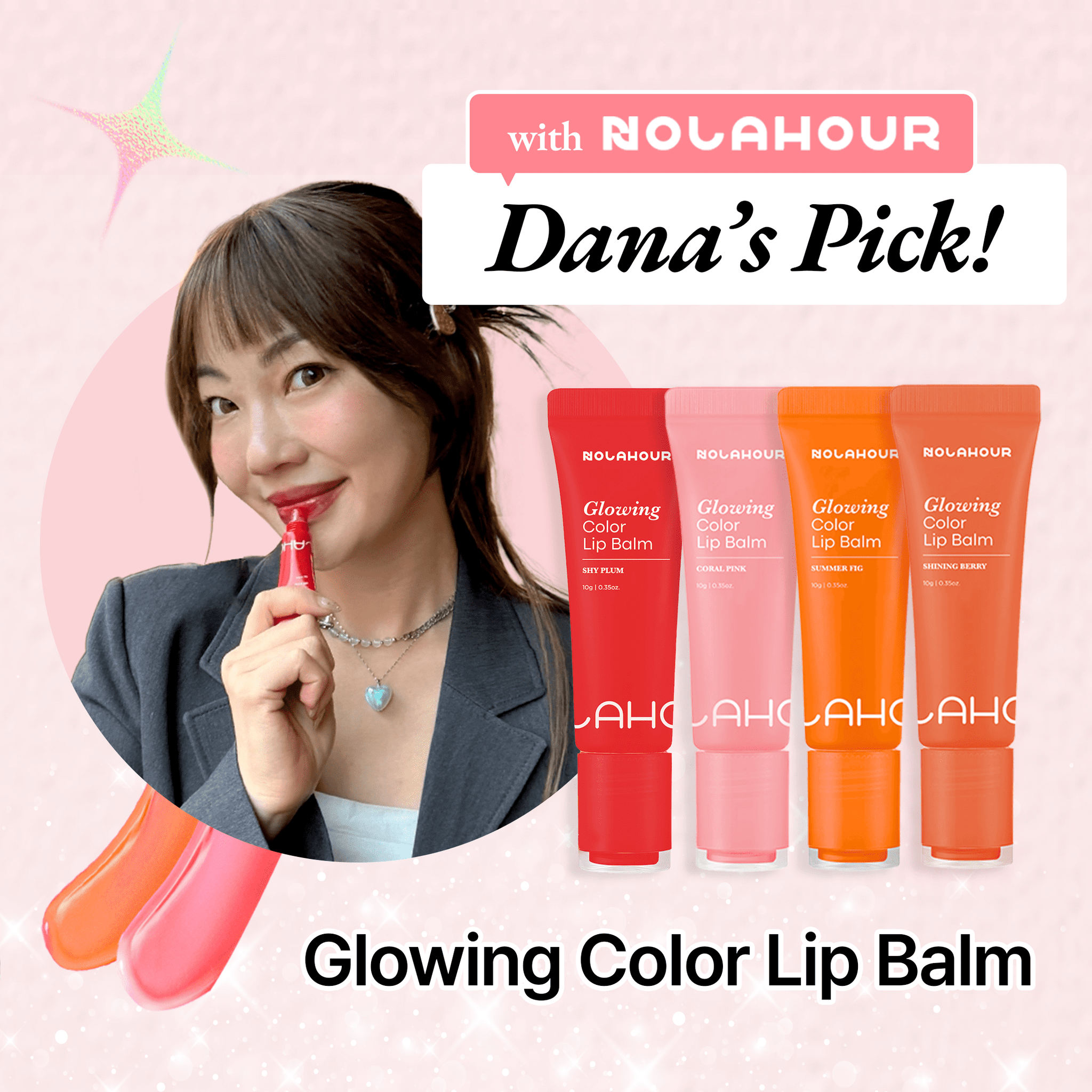 Dana's PICK! with Nolahour Vegan Tinted Lip Balms (3 Sets)