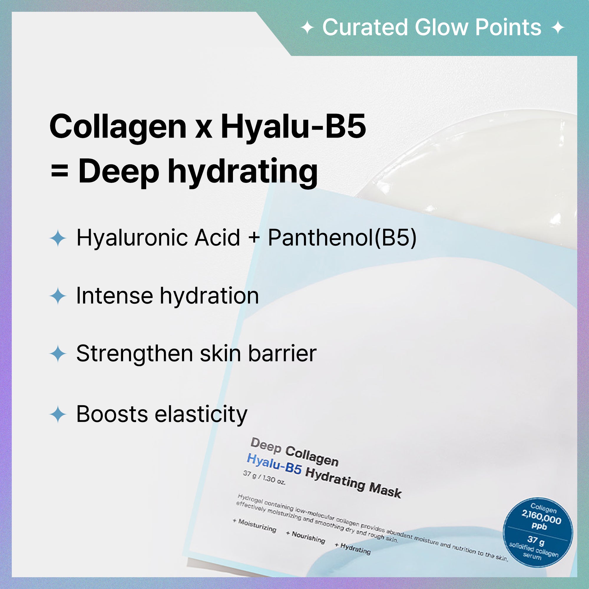[Brightening+Hydrating] Deep Collagen Mask Set Duo - 8ea