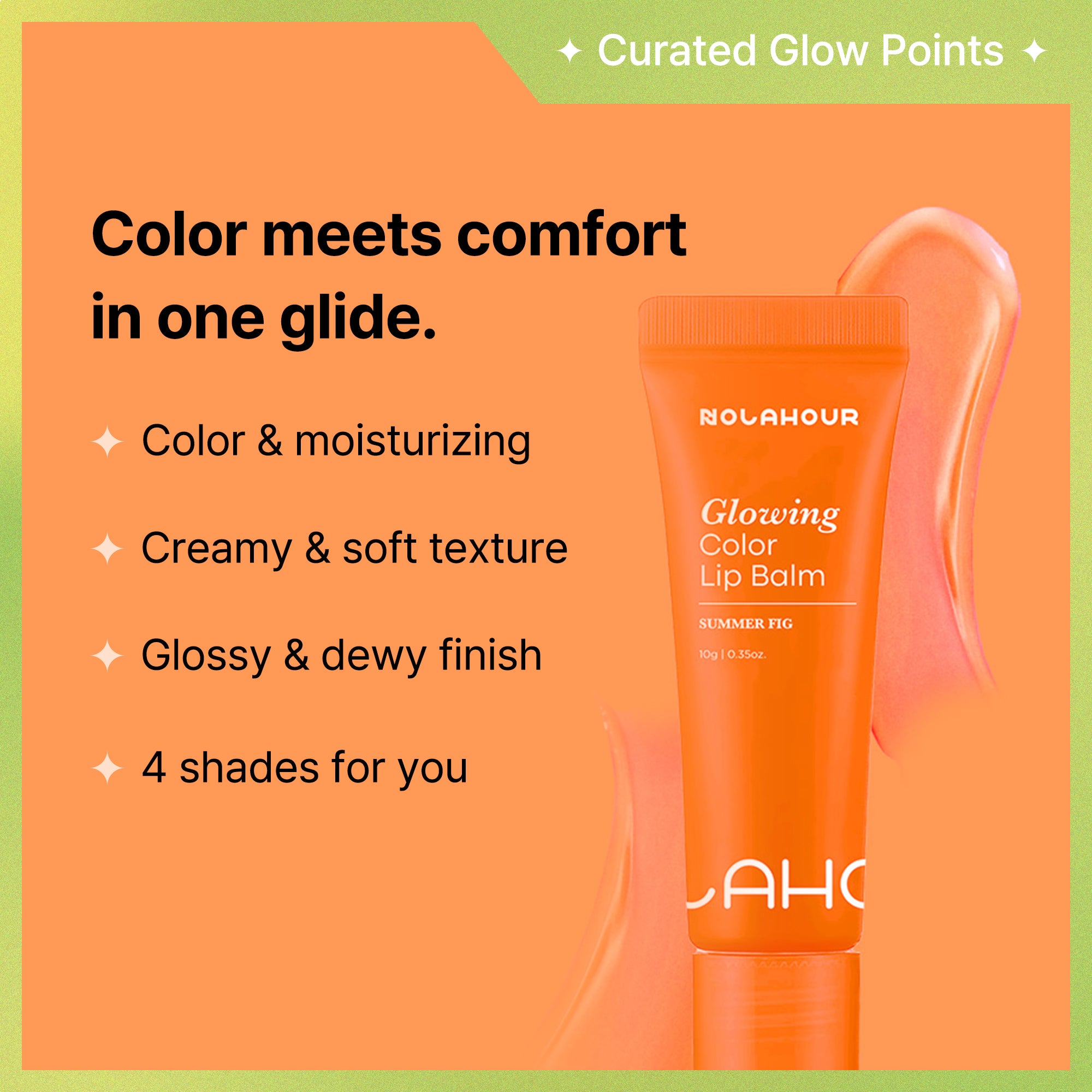 Glowing Color Lip Balm Summer Fig