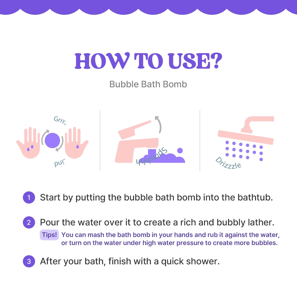 Bubble Bath Bomb Moon light 230 g