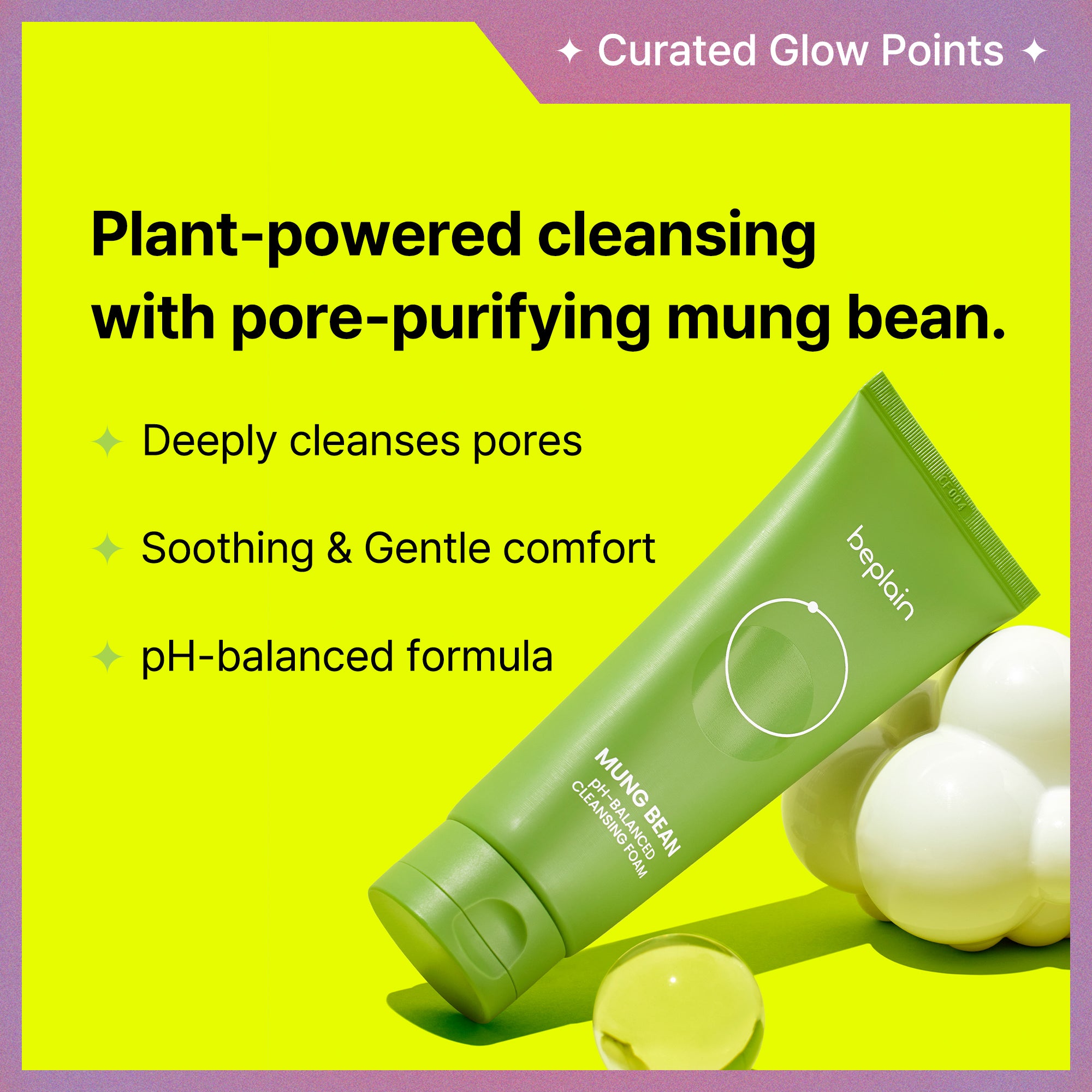 Mung Bean pH-balanced Cleansing Foam