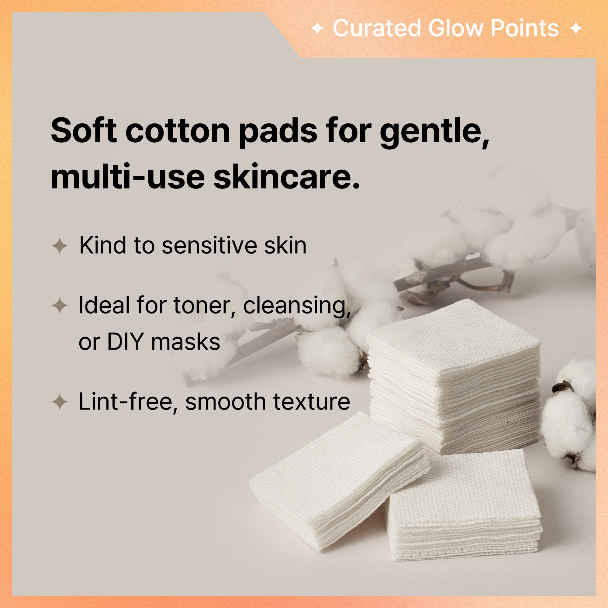 Mild Multi Cotton Pad