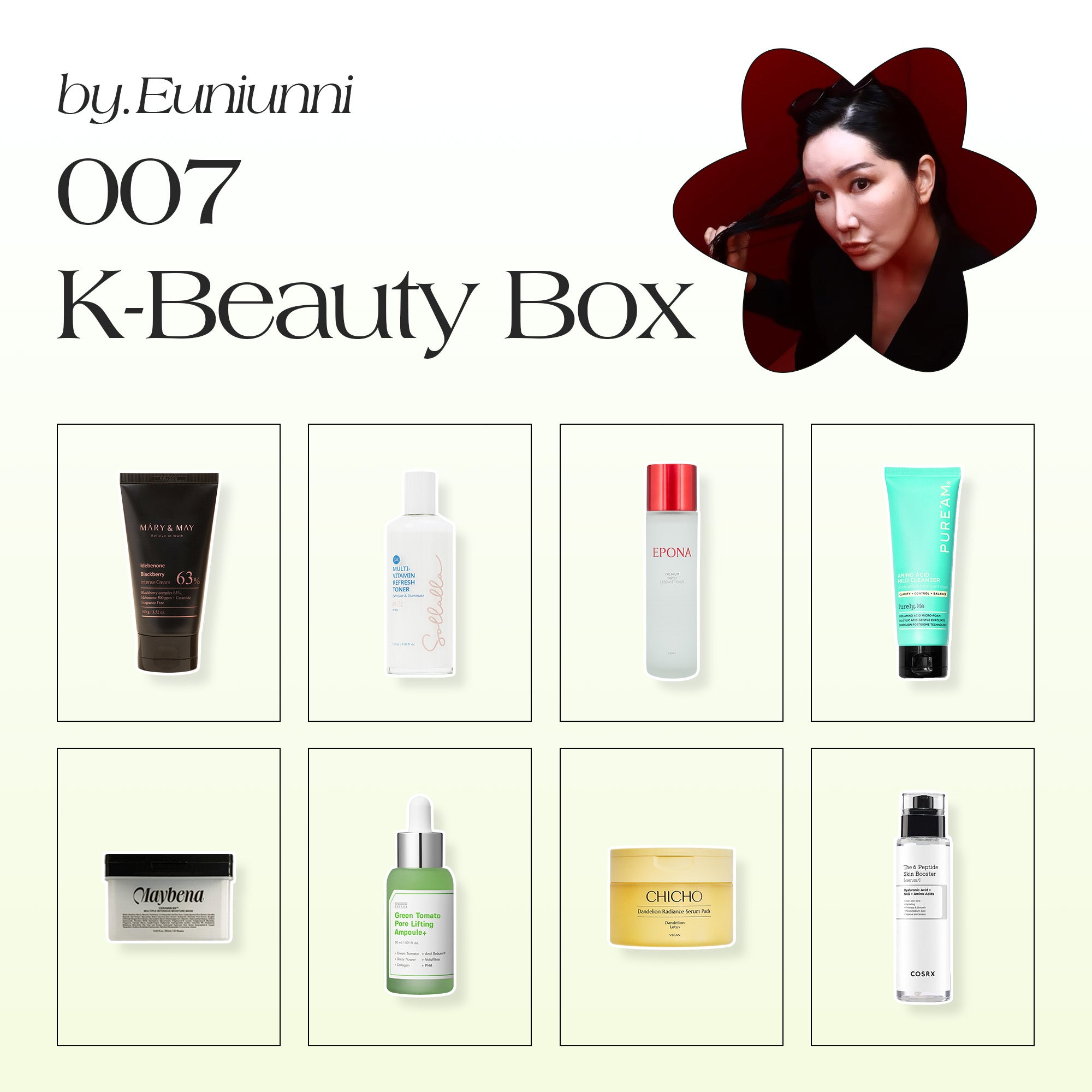 [Nuriglow x Euniunni] 007 K-Beauty Box K-Beauty Hidden Gems