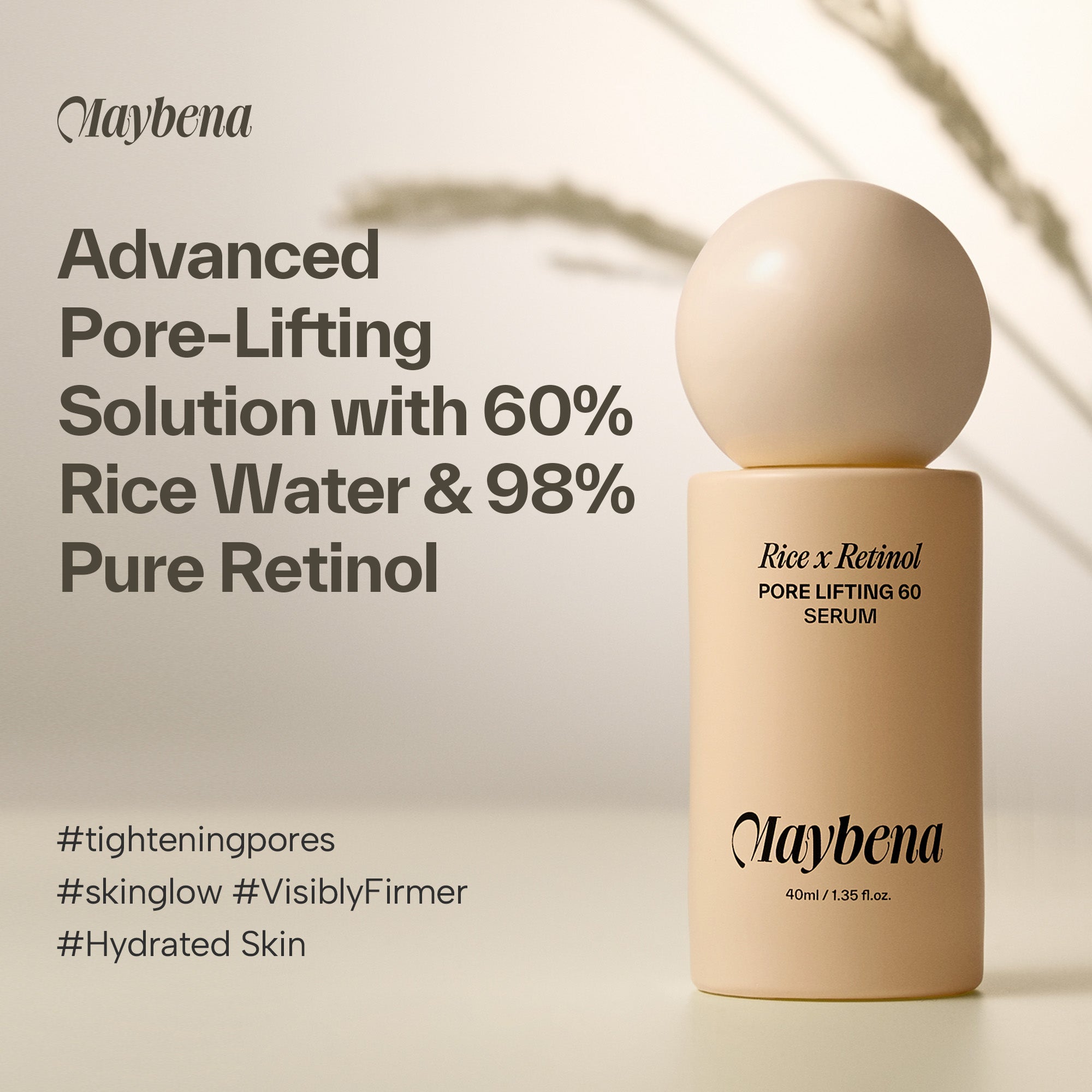 Rice x Retinol Pore Lifting 60 Serum – Nuriglow