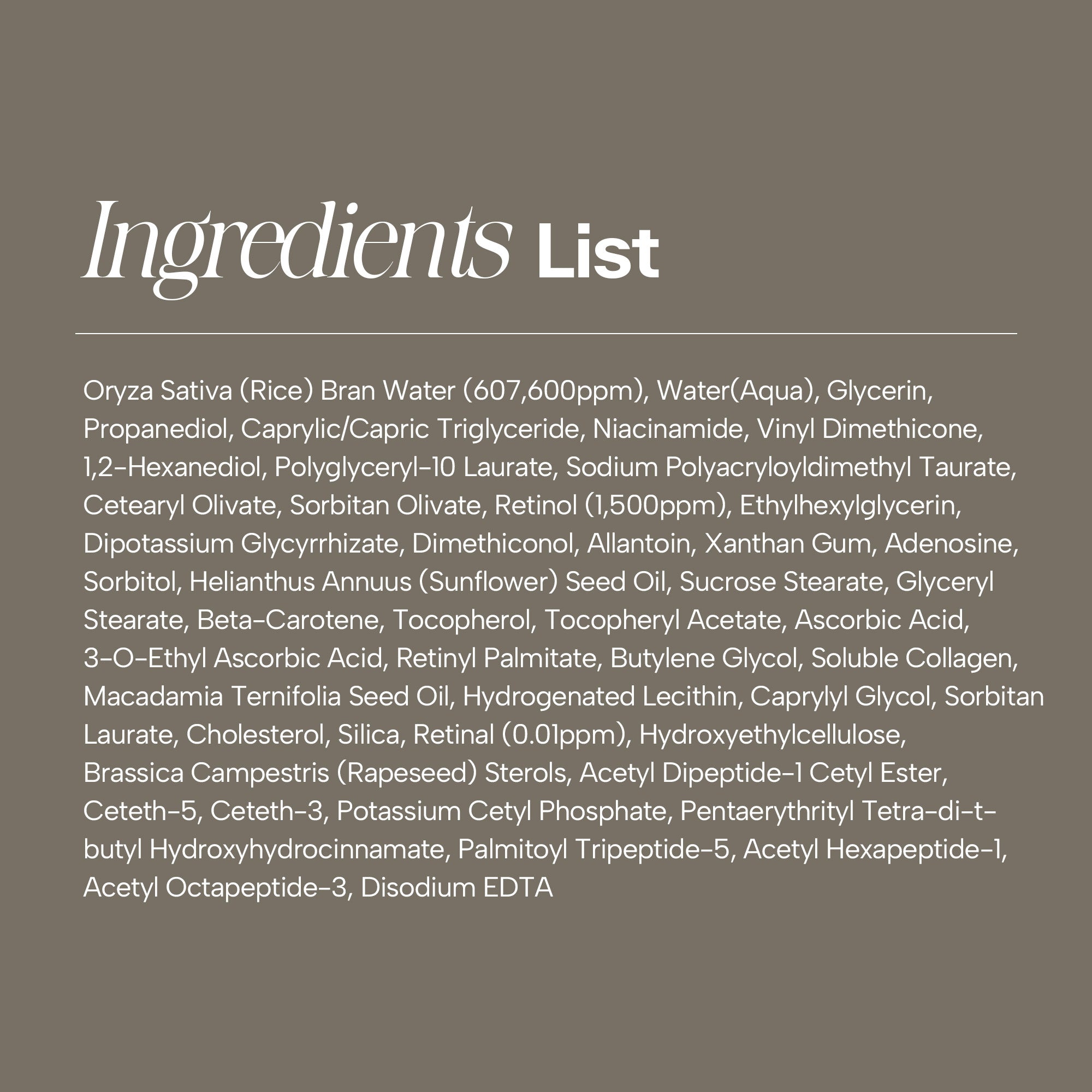 Rice x Retinol Pore Lifting 60 Serum