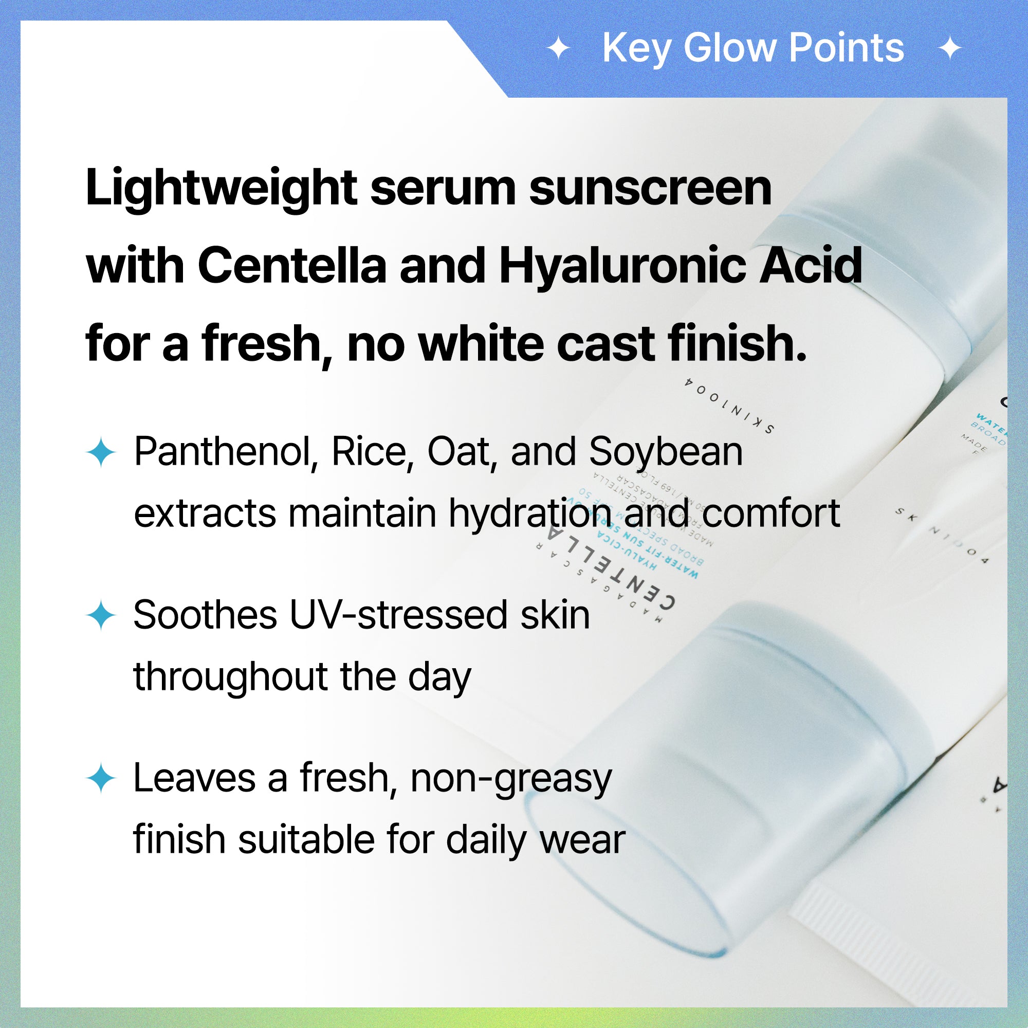 Madagascar Centella Hyalu-Cica Water-Fit Sun Serum UV