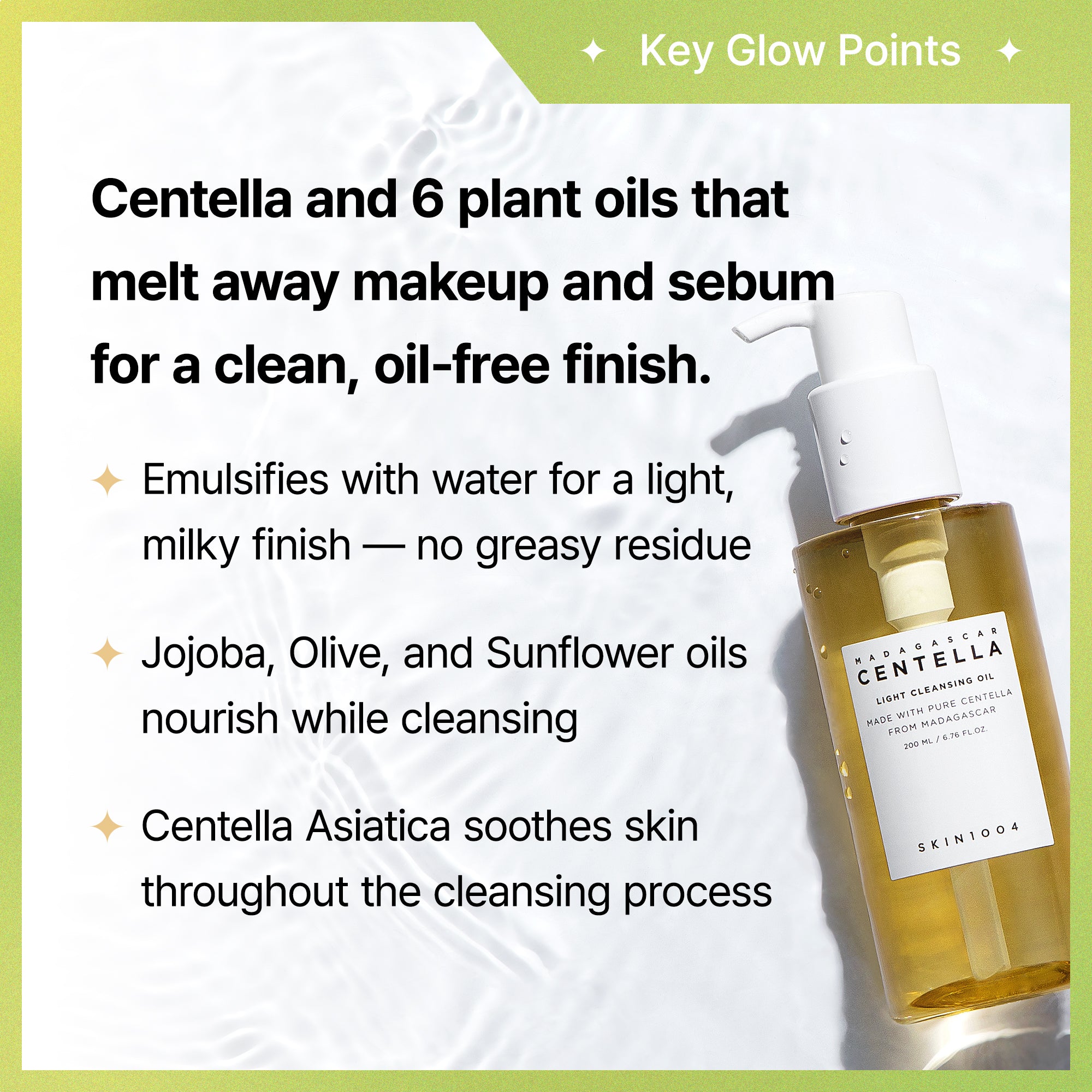 Madagascar Centella Light Cleansing Oil