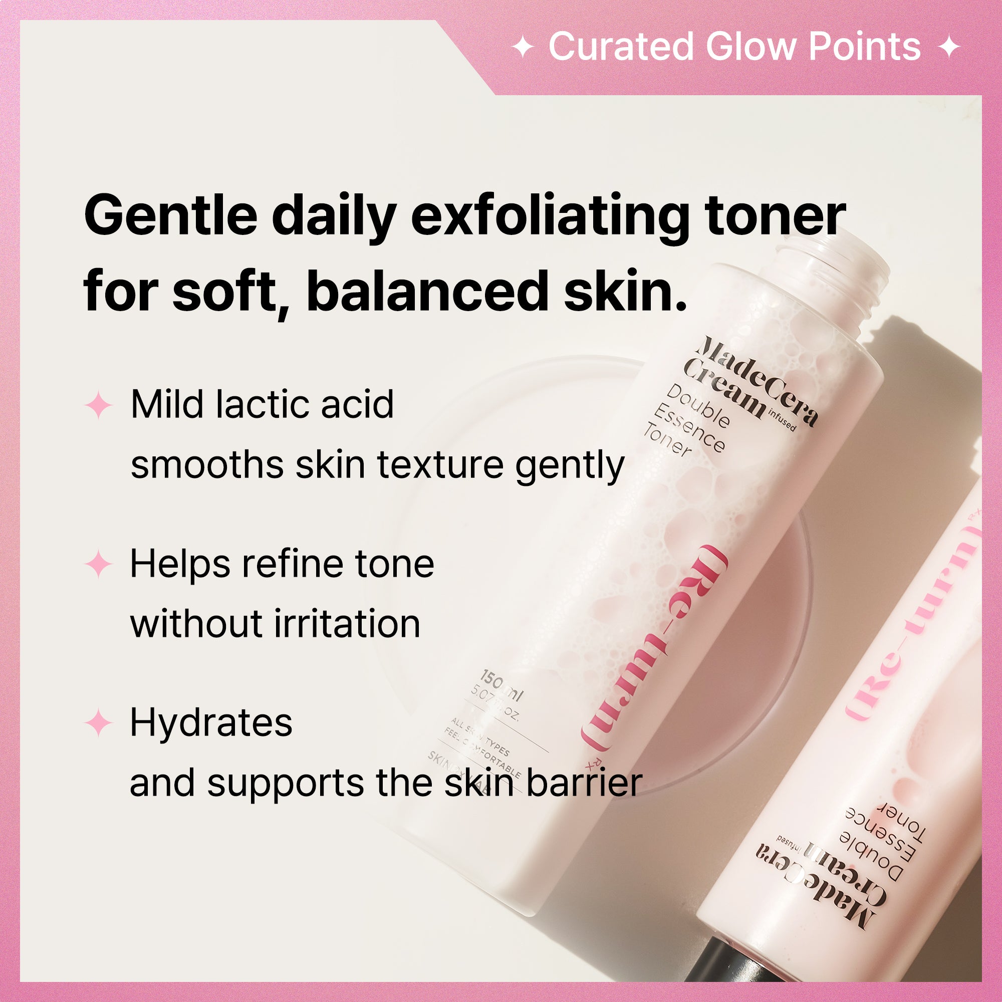 MadeCera Cream Double Essence Toner