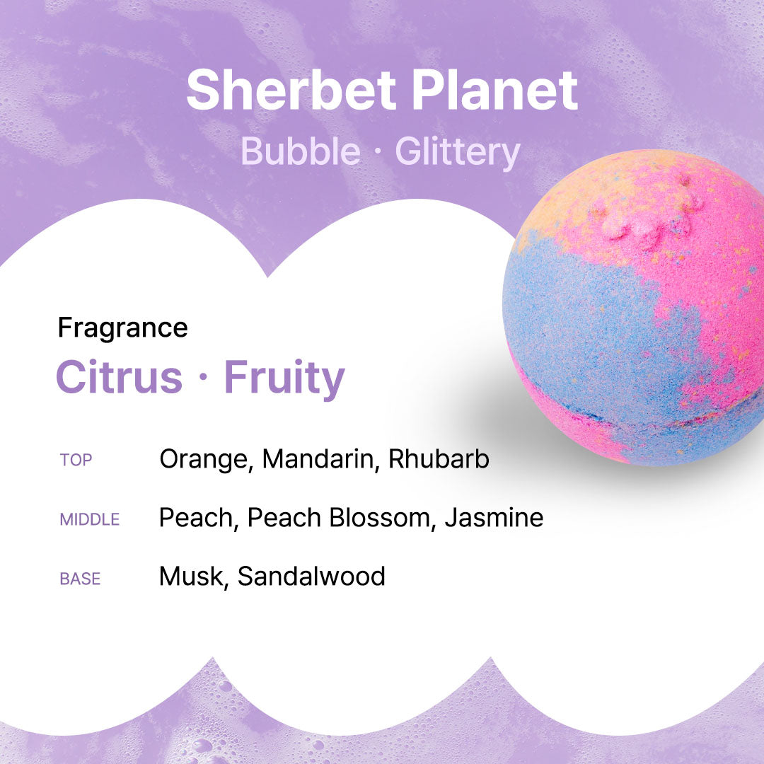 Bubble Bath Bomb Sherbet Planet