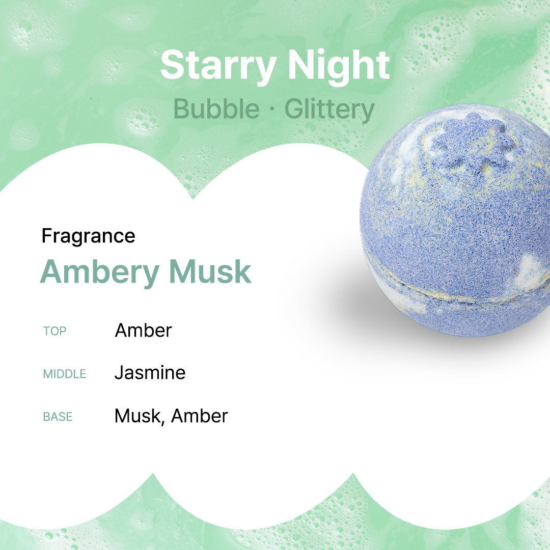 Bubble Bath Bomb Starry Night