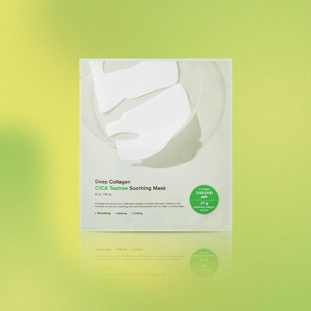 Deep Collagen Cica Teatree Soothing Mask 37g*4ea