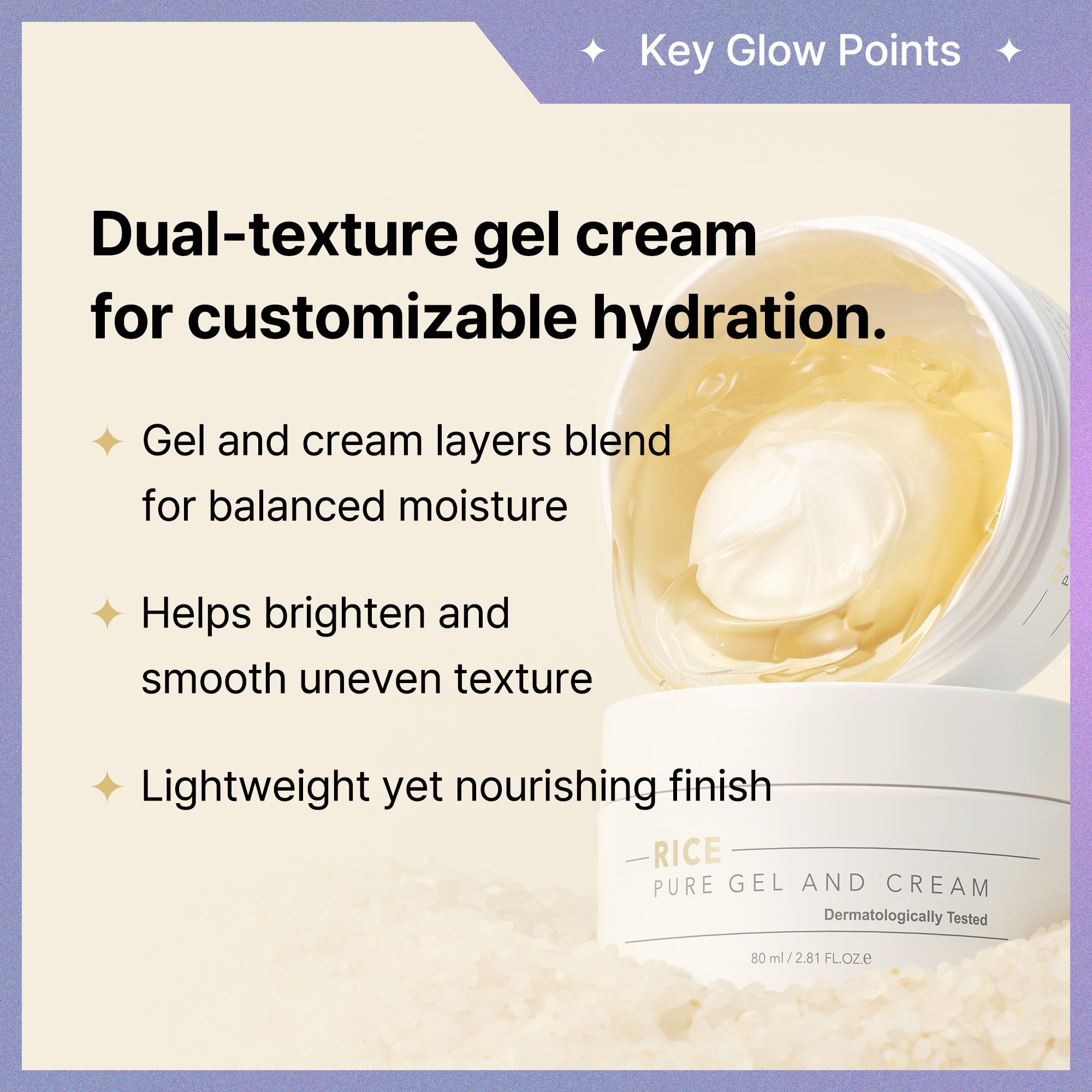 Rice Pure Gel and Cream