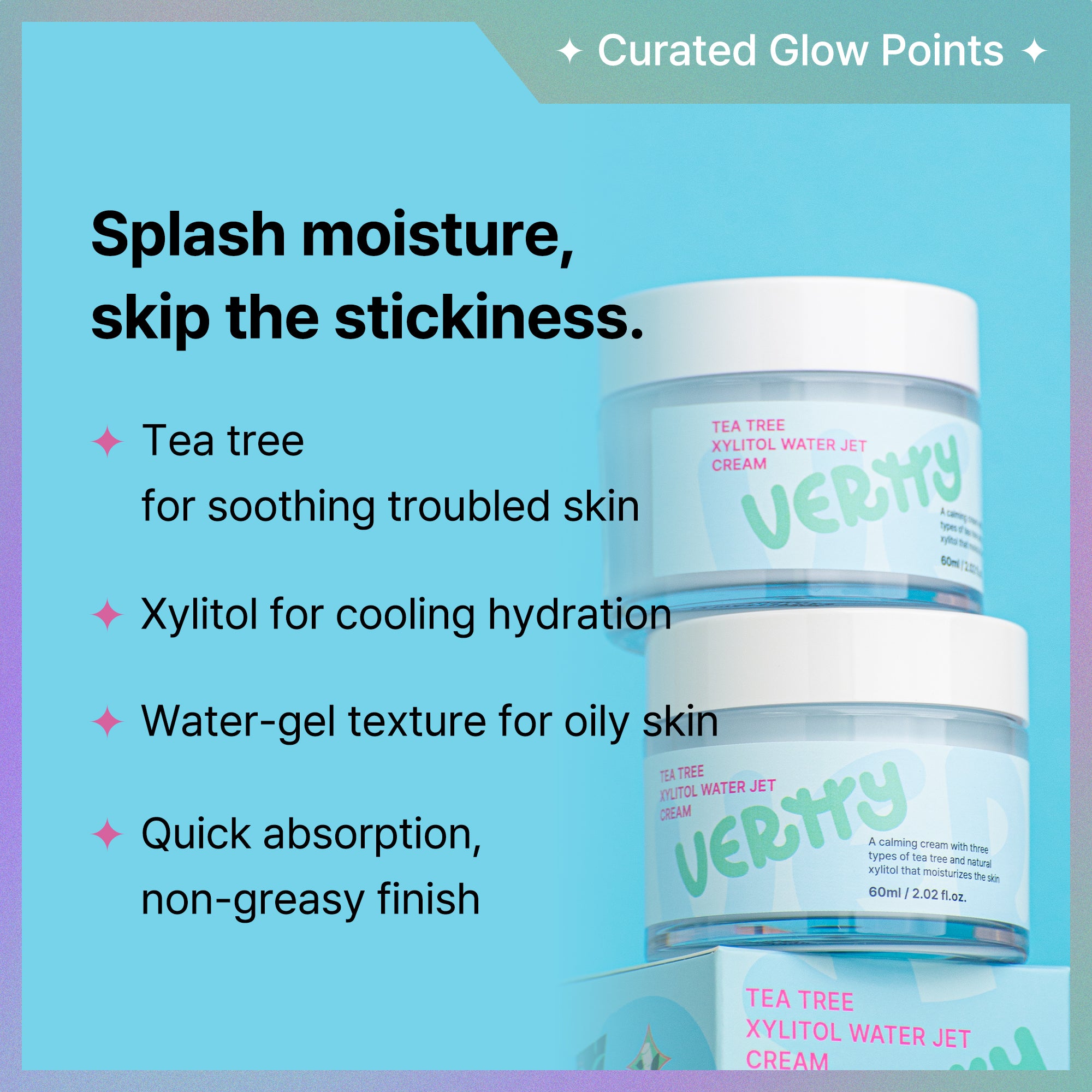 Tea Tree Xylitol Water Jet Cream