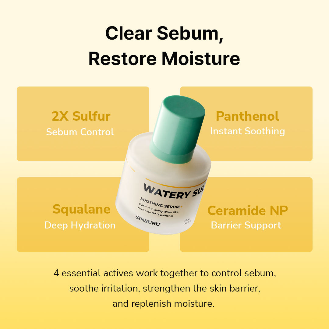 Watery Sulfur 82 Soothing Serum
