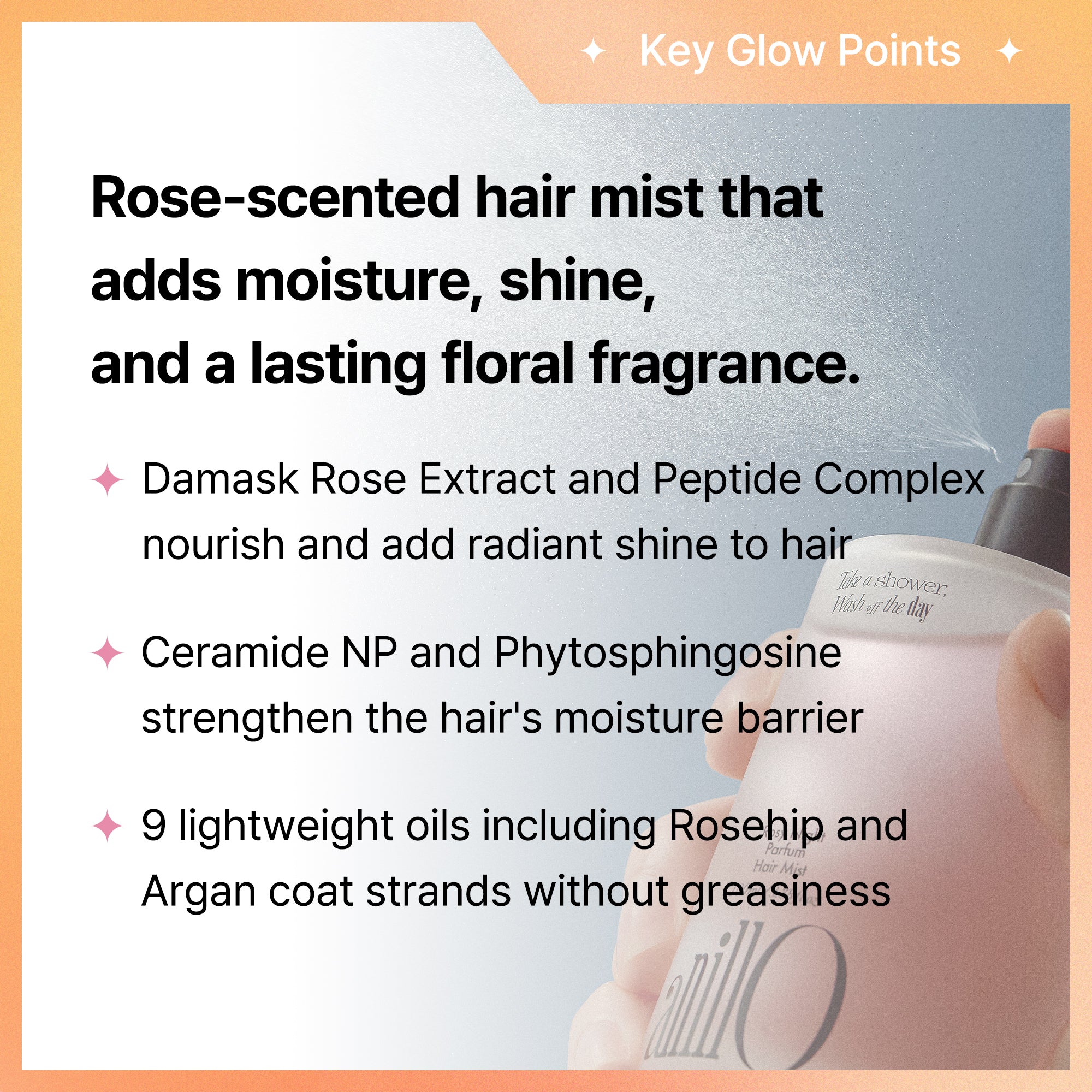 Rosy Night Parfum Hair Mist