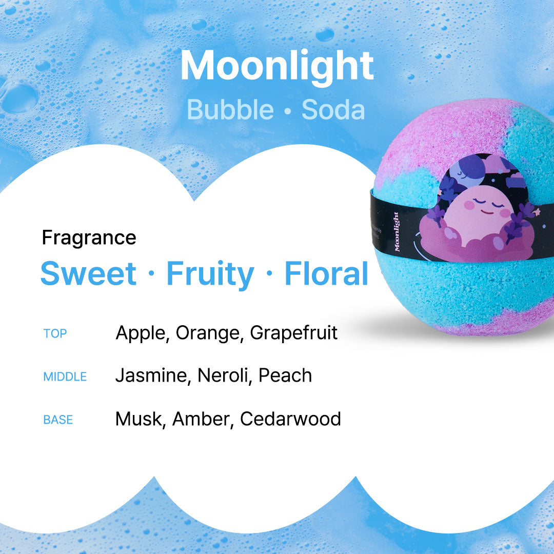 Bubble Bath Bomb Moon Light